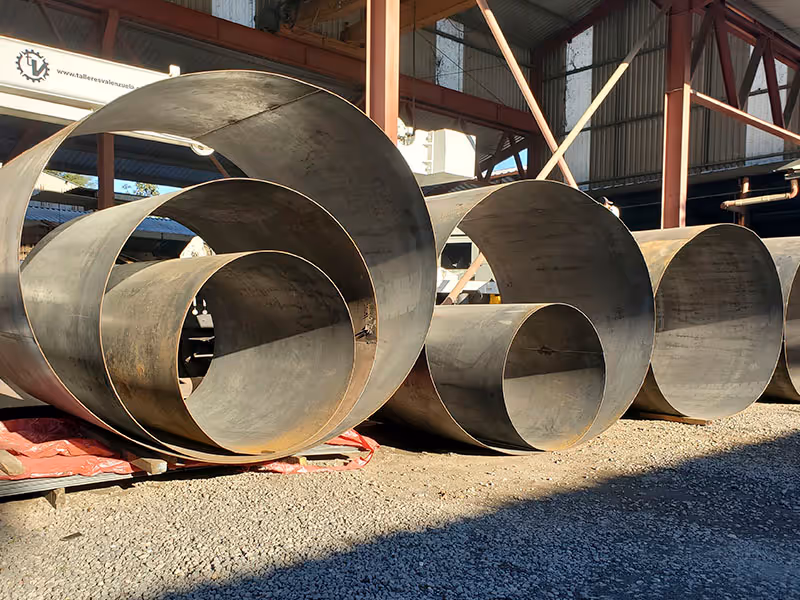 Rolado de Spools , Tanques, y estructuras metalicas