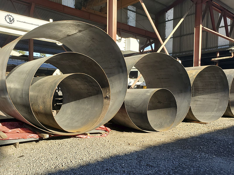Rolado de Spools , Tanques, y estructuras metalicas
